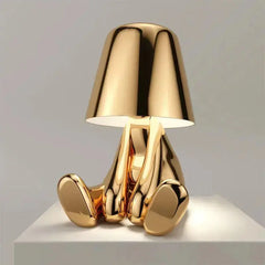 Cordless Thinker Man LED Table Lamp Zenvia Essentials
