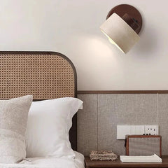 Minimalist Travertine Stone LED Wall Light