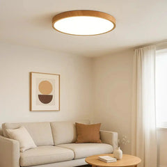 Zenvia Essentials Ultrathin Circular Ceiling Light with white shade