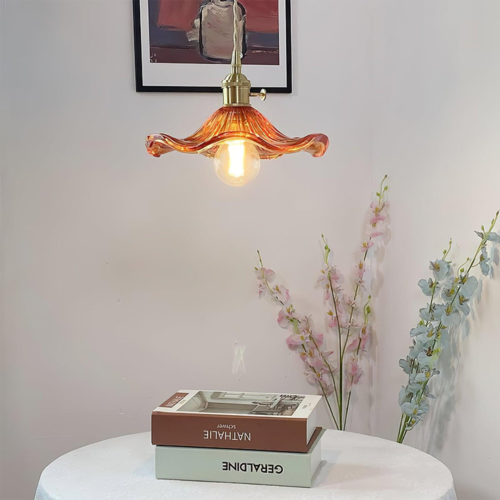 Stylish Hibiscus Flower Pendant Light