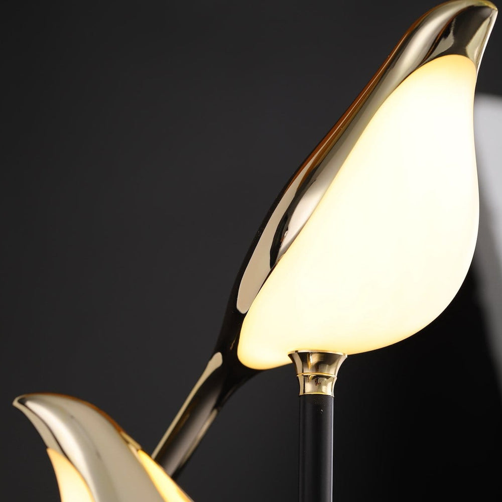 Golden Bird Table Lamp for Bedroom