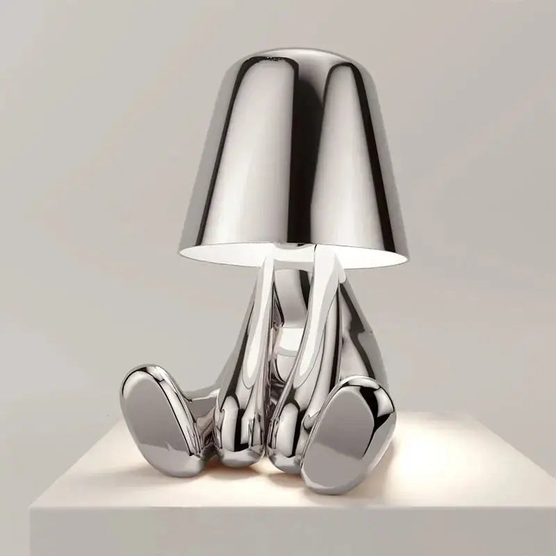 Cordless Thinker Man LED Table Lamp Zenvia Essentials