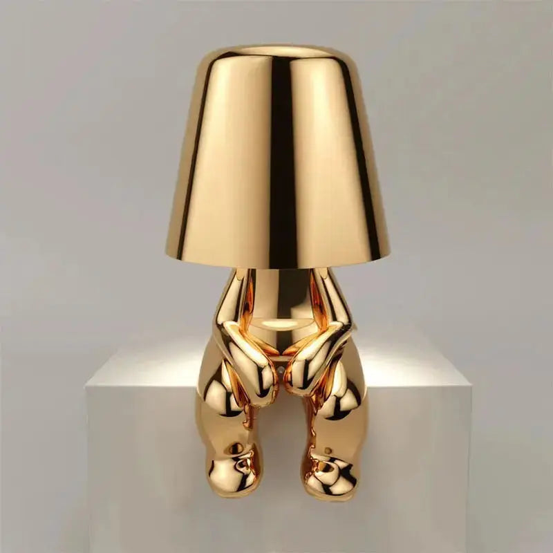 Cordless Thinker Man LED Table Lamp Zenvia Essentials