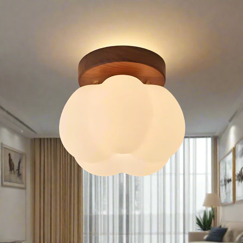 Pumpkin Flush LED Ceiling Light