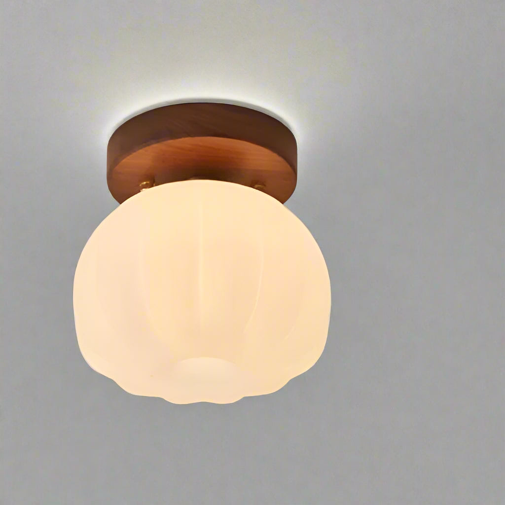 Pumpkin Flush LED Ceiling Light