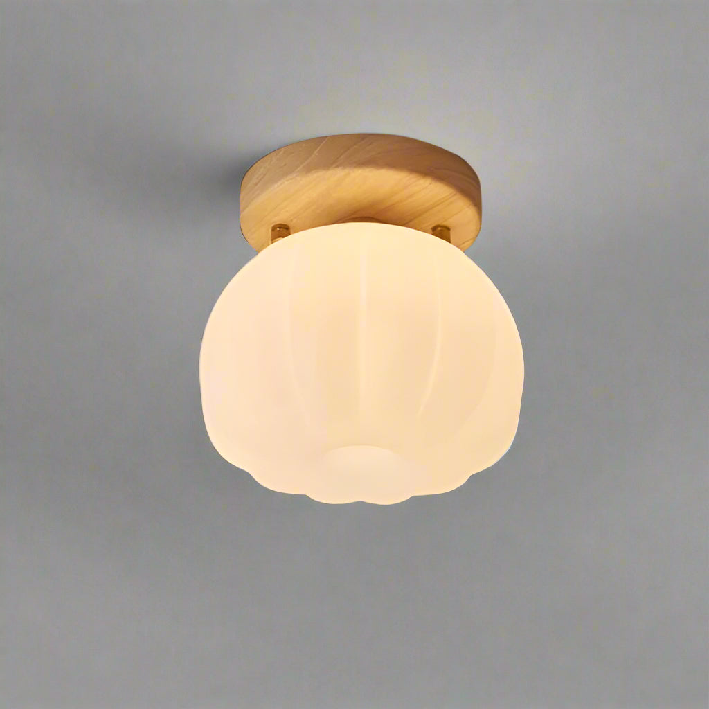 Pumpkin Flush LED Ceiling Light