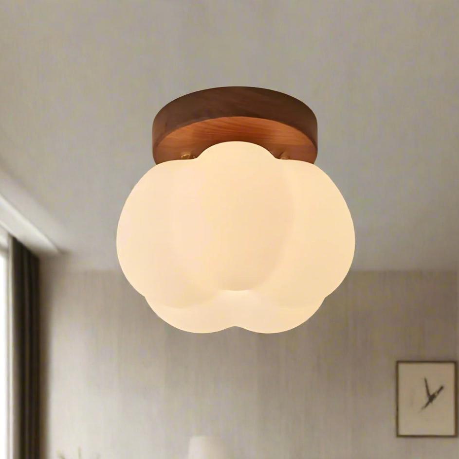 Pumpkin Flush LED Ceiling Light