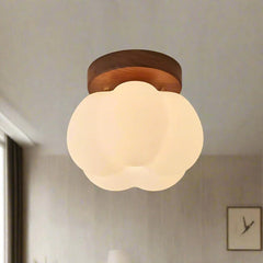 Pumpkin Flush LED Ceiling Light
