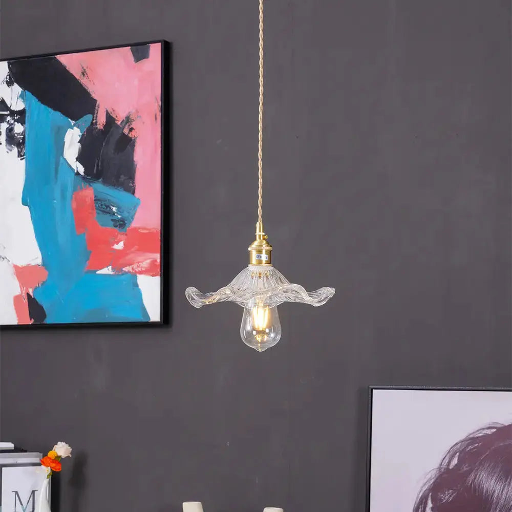 Stylish Hibiscus Flower Pendant Light Zenvia Essentials