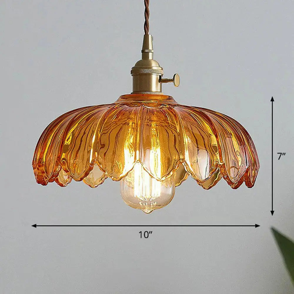 Vintage Flower Pendant Lamp Zenvia Essentials