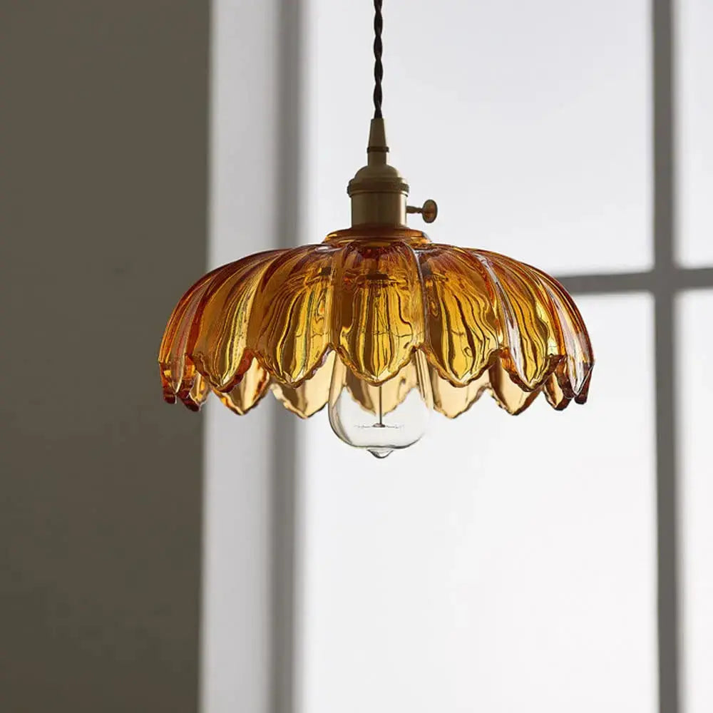Vintage Flower Pendant Lamp Zenvia Essentials