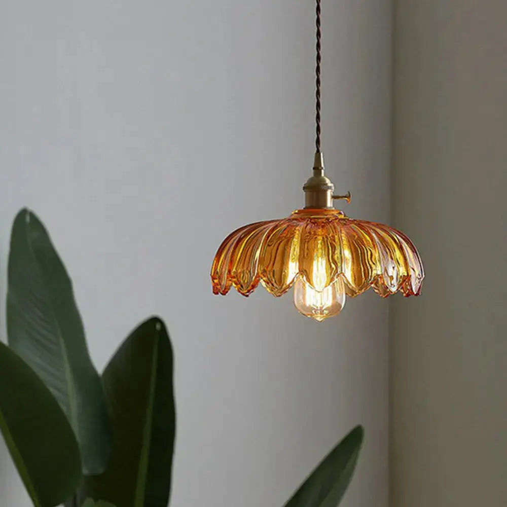 Vintage Flower Pendant Lamp Zenvia Essentials