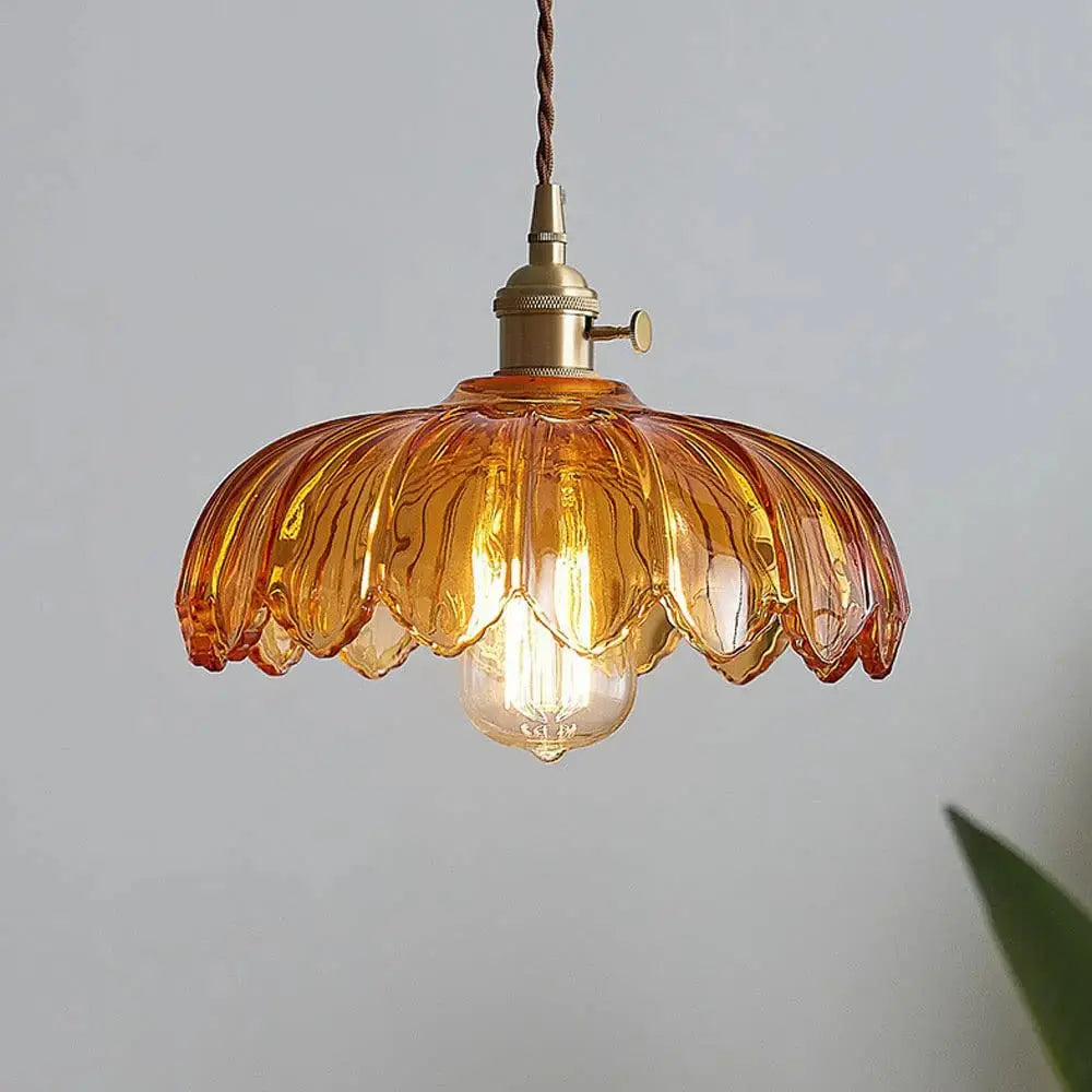 Vintage Flower Pendant Lamp Zenvia Essentials