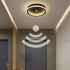Zenvia Essentials Human PIR Motion Sensor LED Ceiling Light For Bedroom with circular design