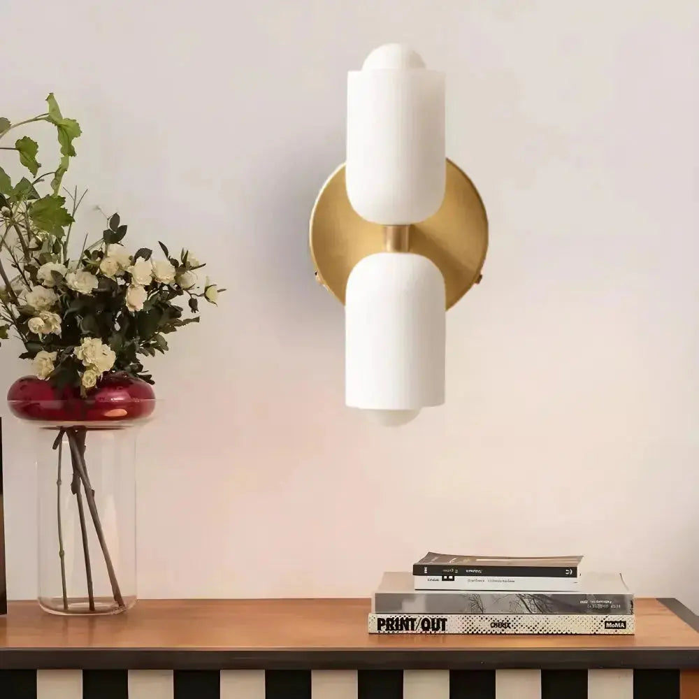 Zenvia Essentials Modern Up Down Acrylic Wall Light on wall